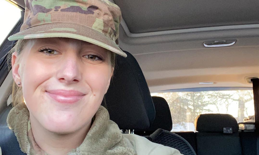 Air National Guard veteran Abbey Berg