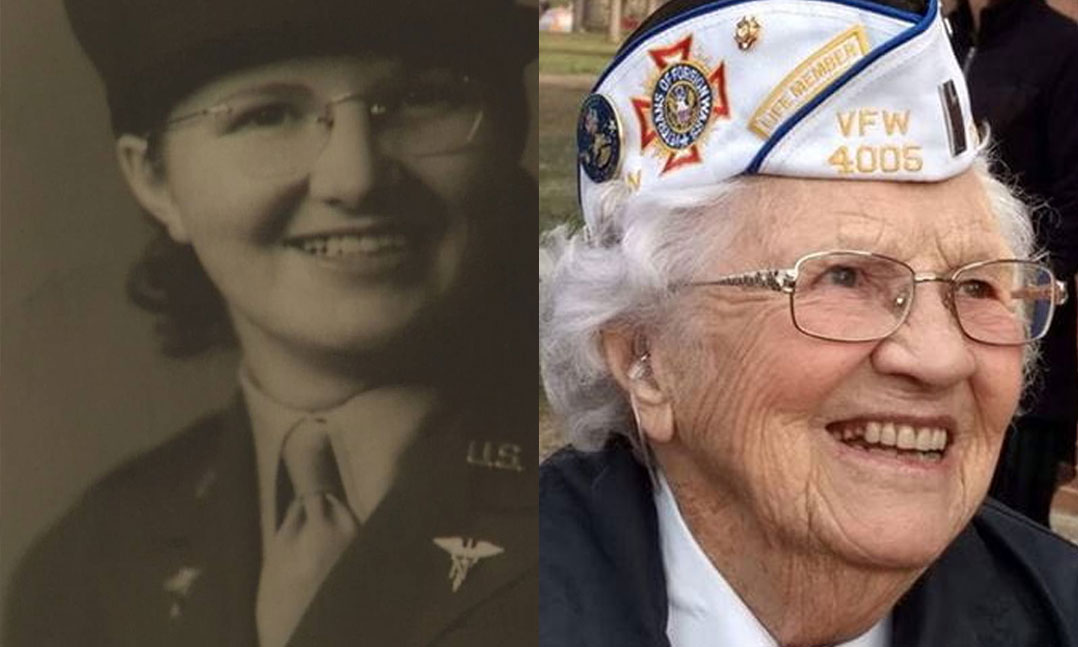 A registered nurse, Irene Hosking joined the Army Nurse Corps on May 15, 1942