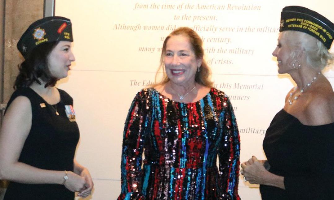 VFW leaders attend womens military memorial
