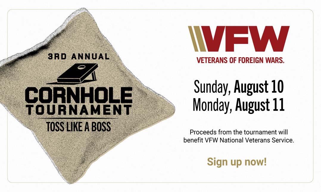 Cornhole Tournament 2025 sign up