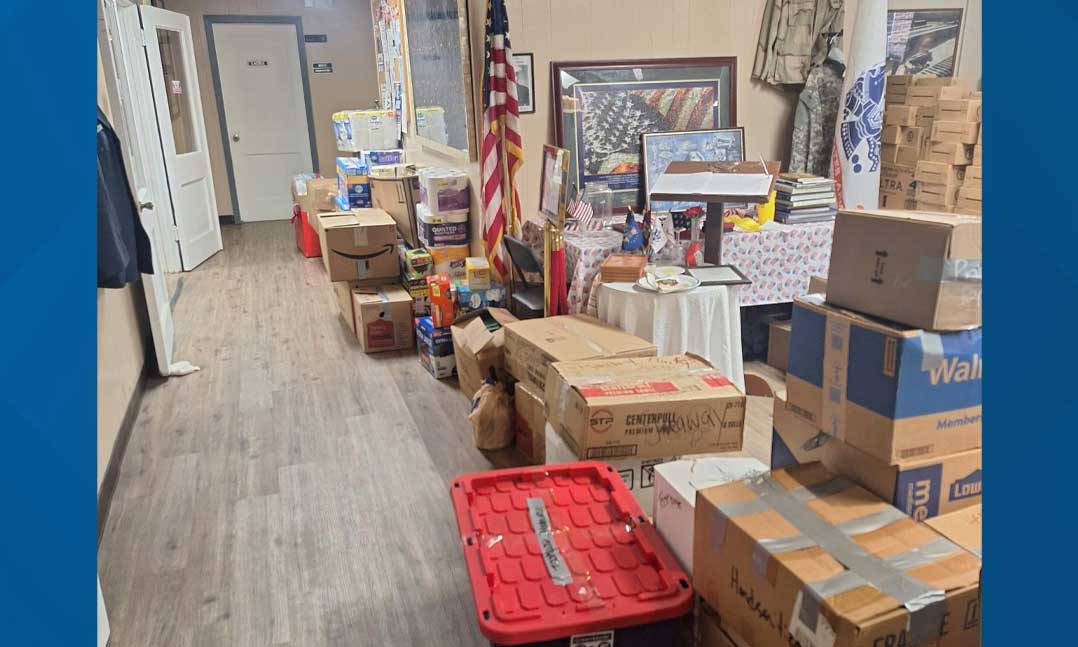 VFW and Grunt Style Foundation Deliver Over 100 Tons of Relief to Texas Flood Victims Kelly Self photo