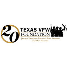 VFW Texas Foundation 20th Anniversary Logo