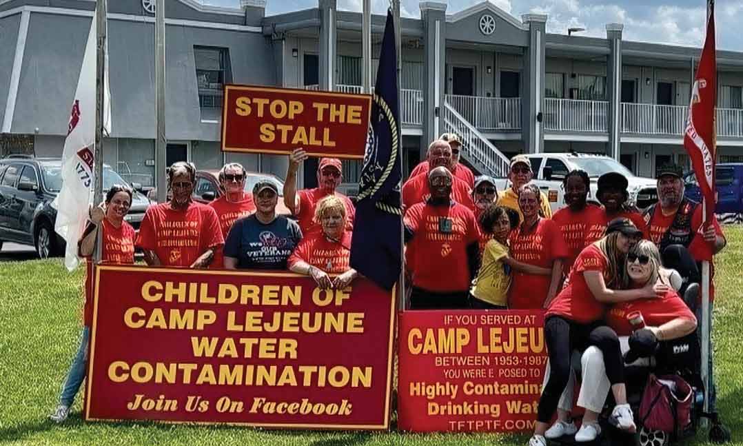 Veterans work to get Camp Lejeune veterans and families justice